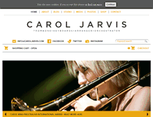 Tablet Screenshot of caroljarvis.com